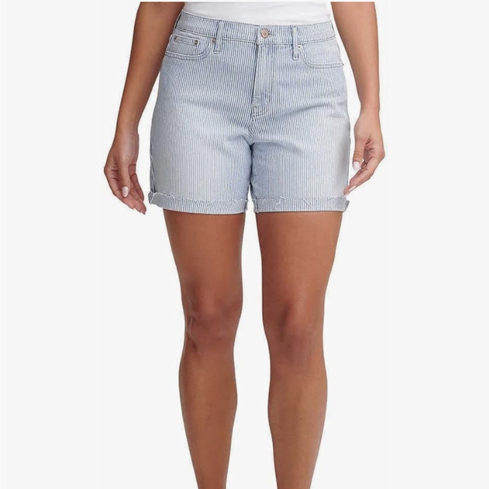 Calvin Klein Jeans Blue Striped Jean Shorts size 4